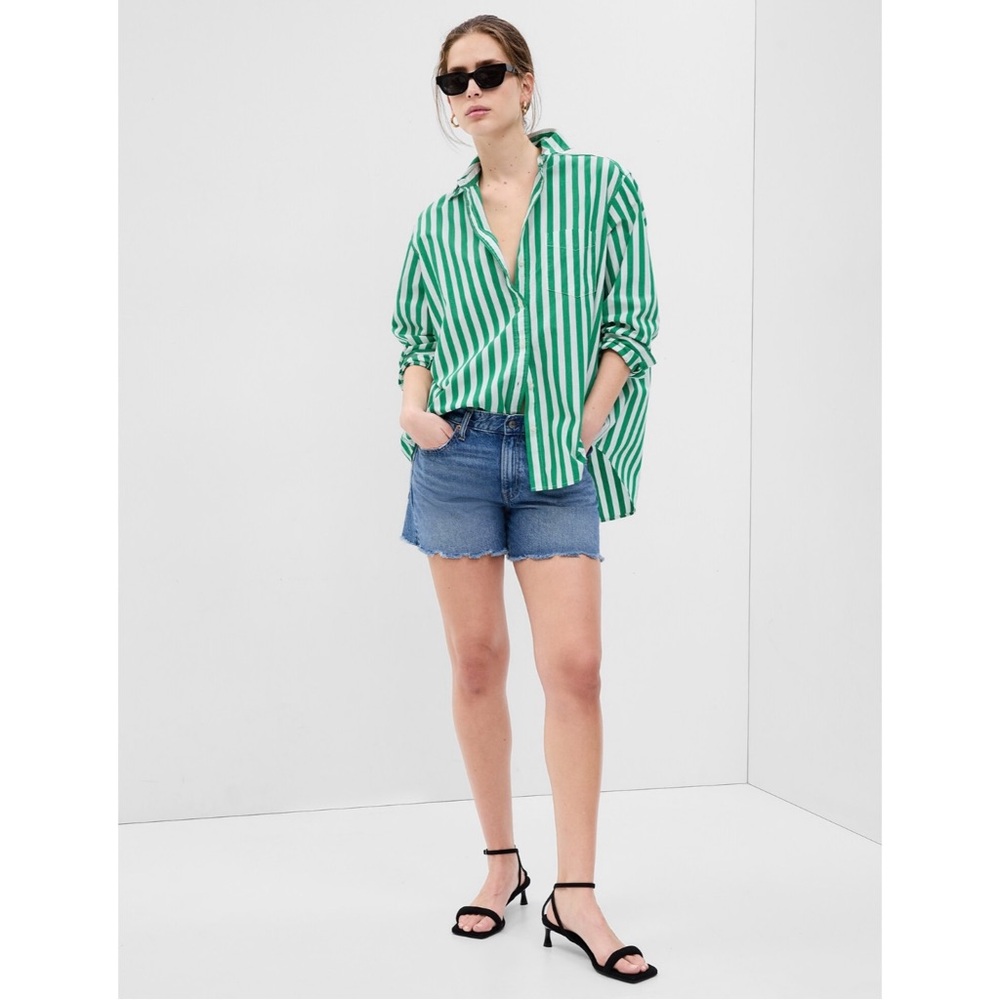 Gap Organic Cotton Button-Back Big Shirt (M)